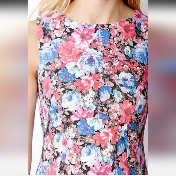 Forever 21 Floral Shift Dress Size L - Picture 2 of 9